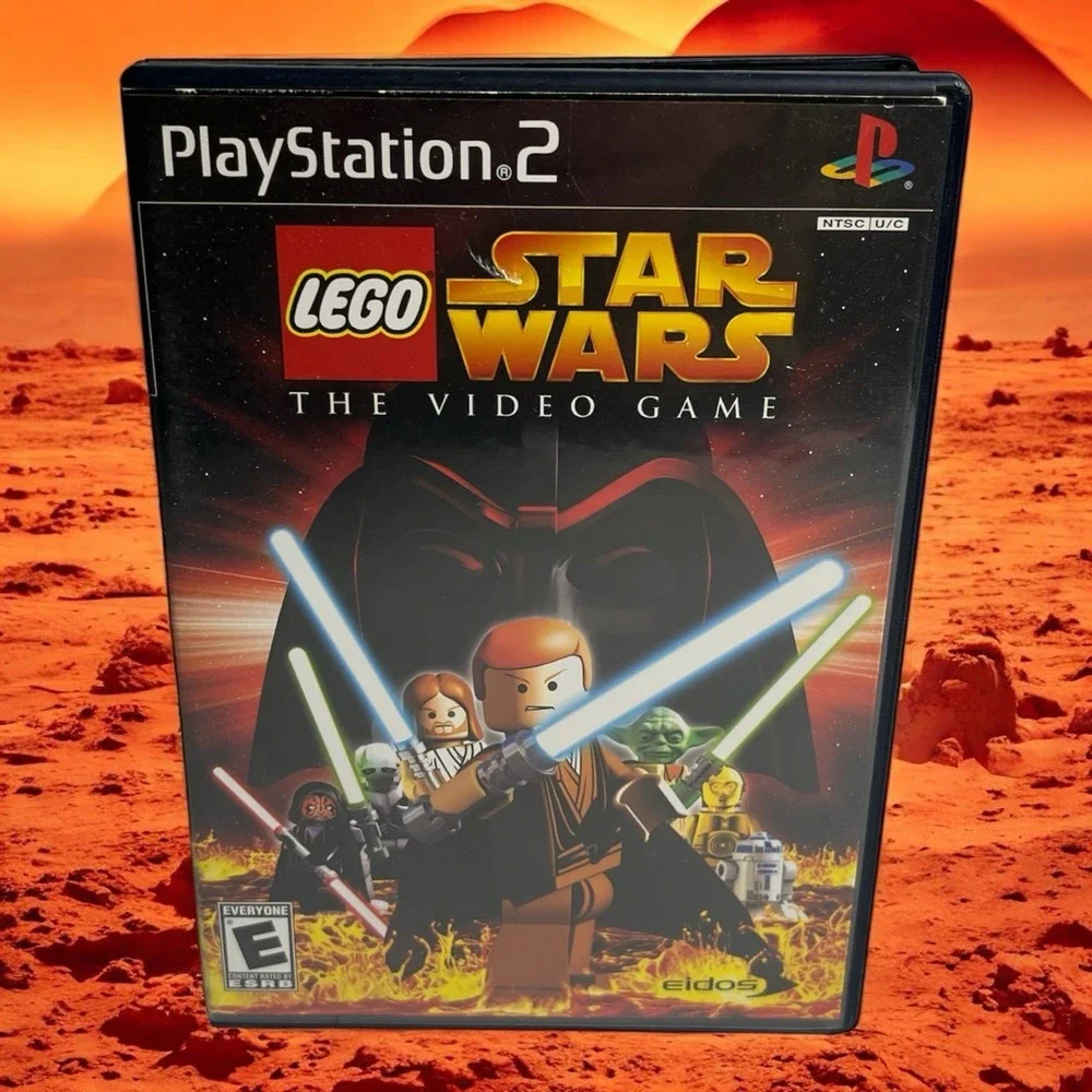 LEGO Star Wars Sony Playstation 2 PS2 Black Label Video Game No Manual